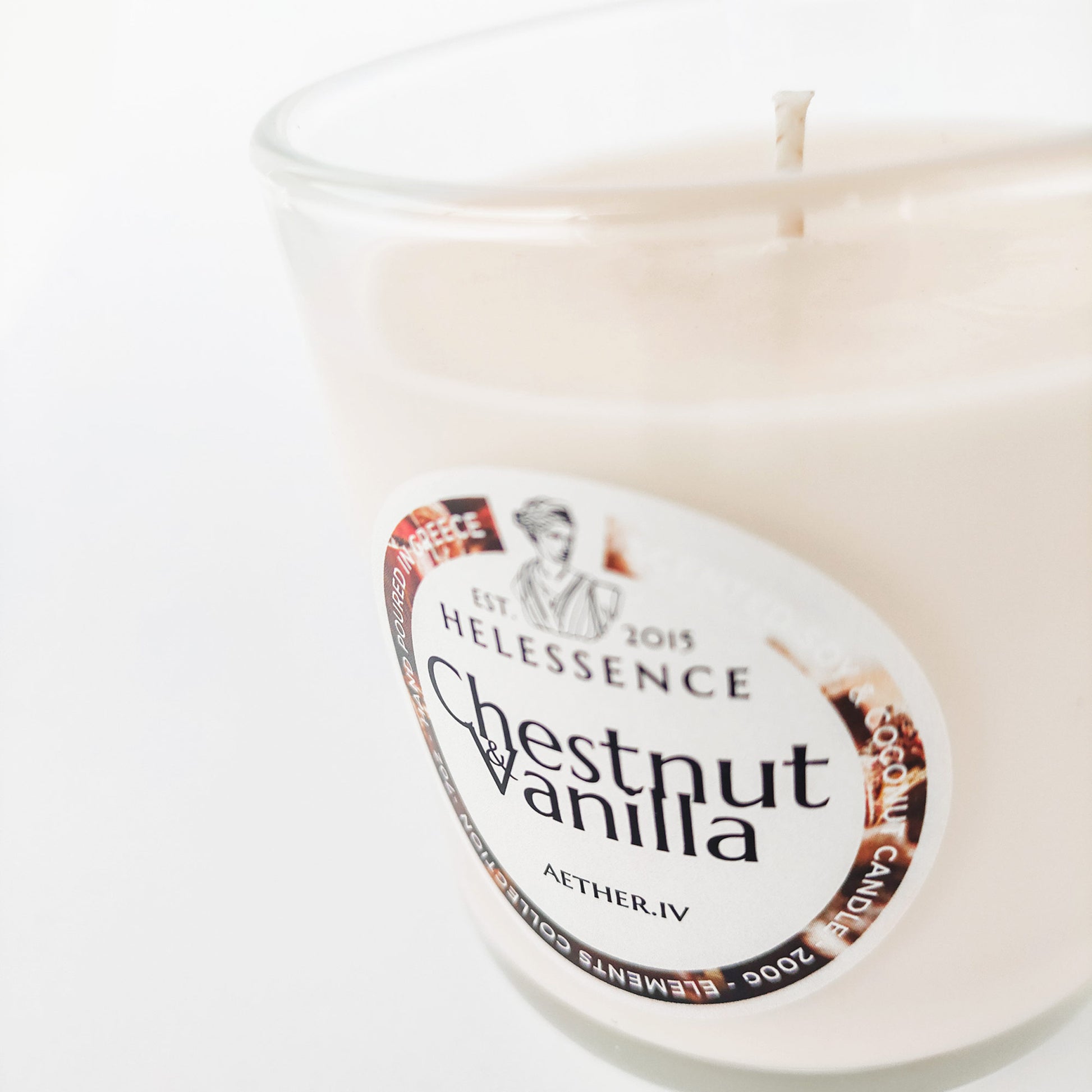 Chestnut & Vanilla Scented Candle