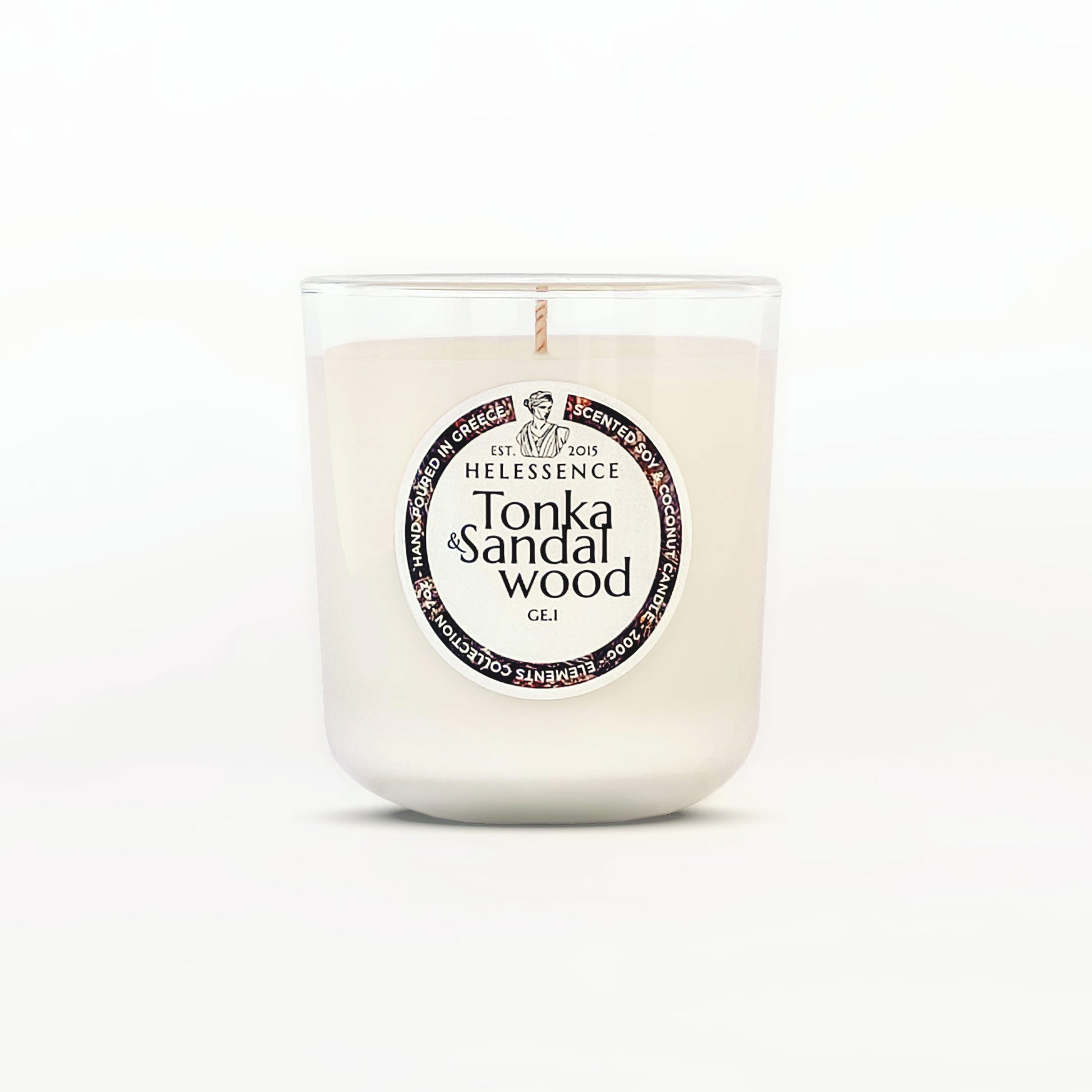 Tonka & Sandalwood Scented Candle