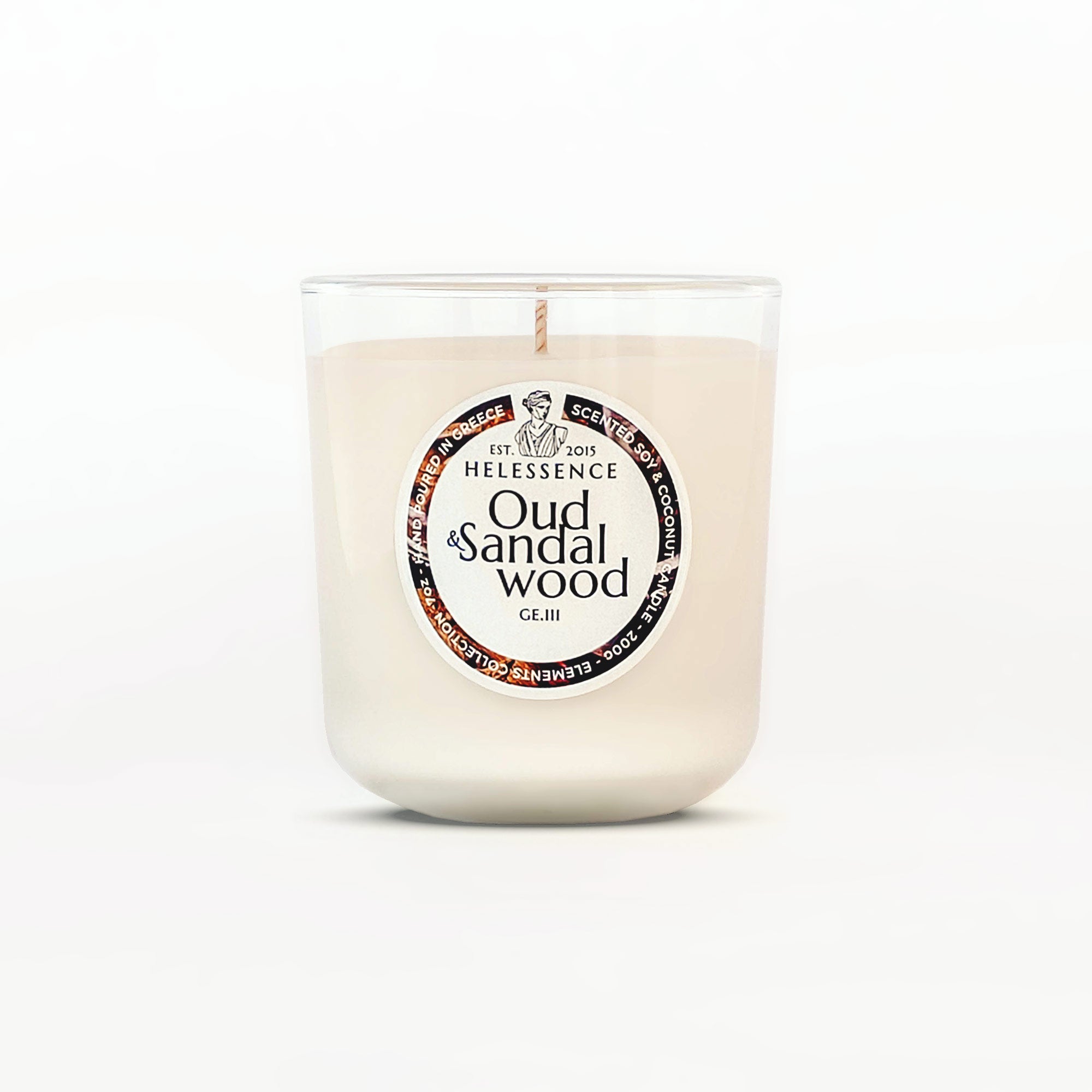 Oud & Sandalwood Scented Candle