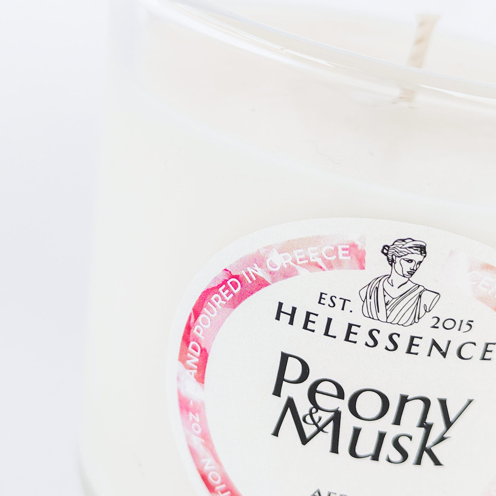 Peony & Musk Scented Candle
