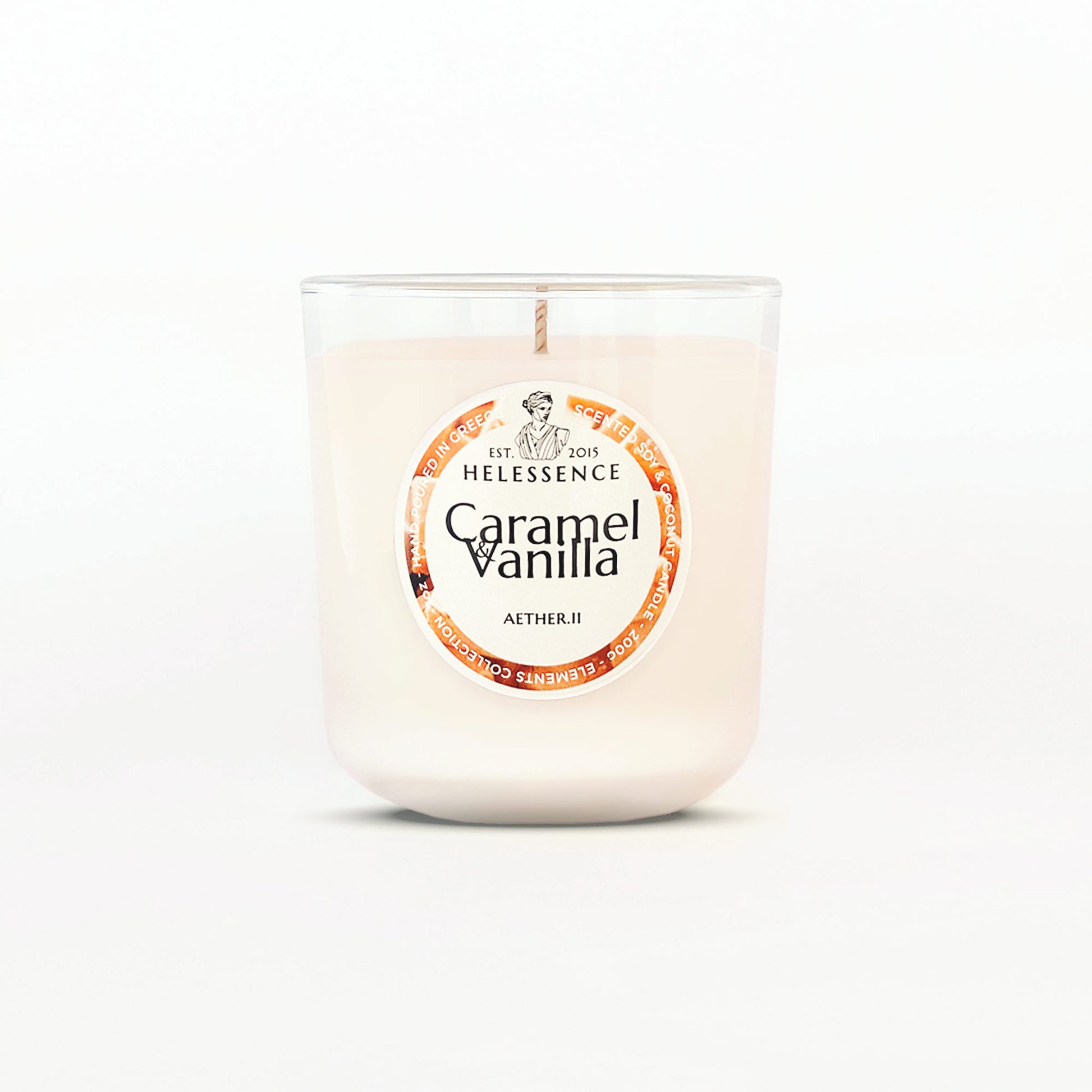 Caramel & Vanilla Scented Candle