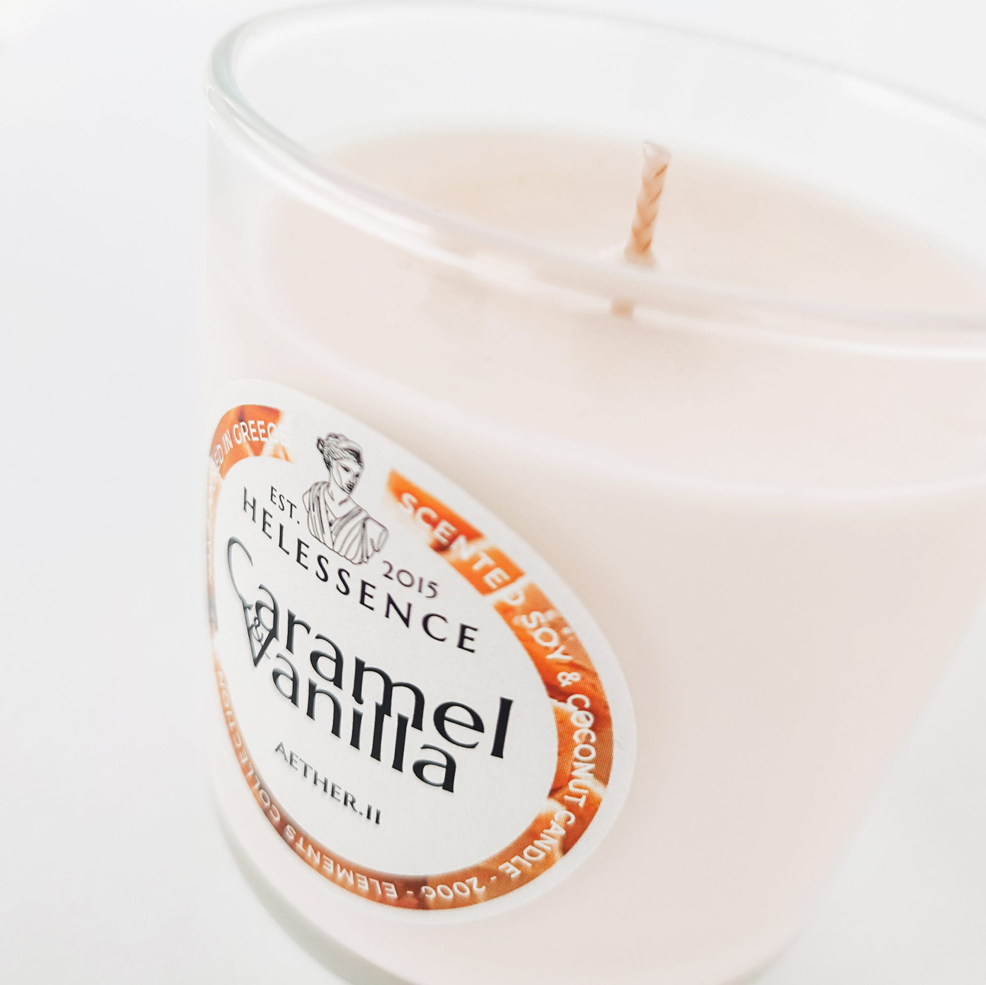 Caramel & Vanilla Scented Candle