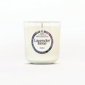 Lavender & Lime Scented Candle